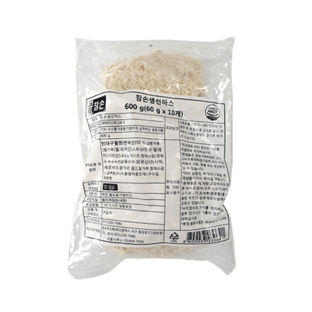 참손 생선까스(60g*10개입 600g/EA)