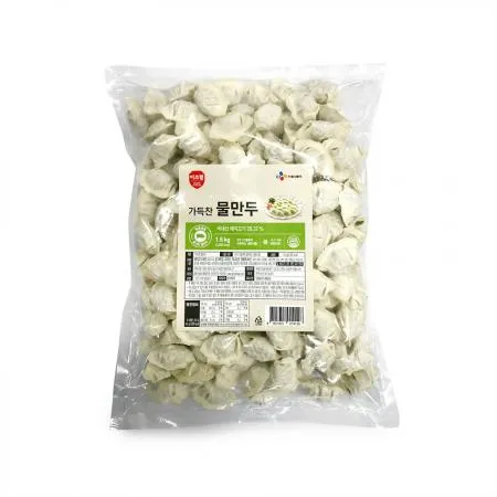 이츠웰 가득찬 물만두(9±1g*166±5입 1.5Kg/EA) [원산지: 상세설명참조] 묶음특가