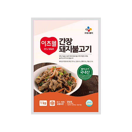 이츠웰 간장돼지불고기(1Kg/EA)