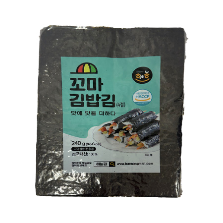 해농 꼬마김밥김(4절 220g/EA)