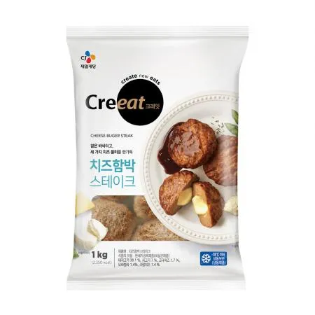★제당 초득가★크레잇 치즈 함박스테이크(NEW_100g*10입 1Kg/EA)