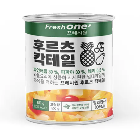 프레시원 후르츠칵테일(원터치NEW 850g/EA)