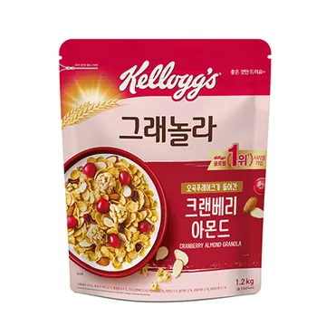 켈로그 크랜베리아몬드그래놀라(시리얼 1.2Kg/EA)