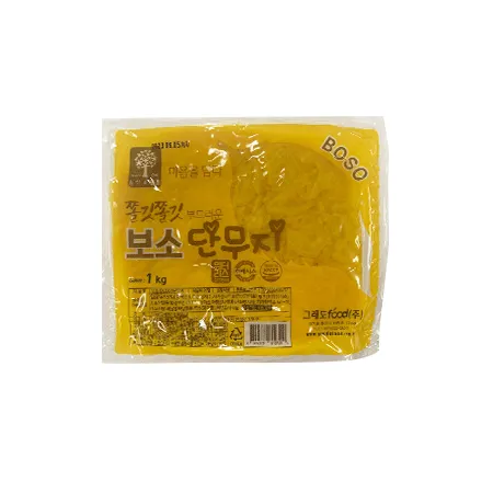 그래도푸드 꼬들단무지(기획_압착치자단무지 1Kg/EA) 업소용 반찬