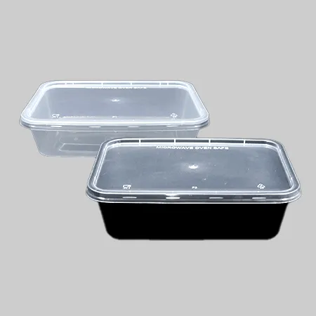 투명사각용기세트(뚜껑포함_172x120x50mm_650ml_100SET  EA)