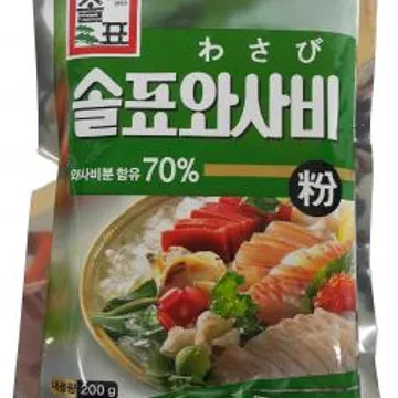 솔표 와사비분말(200g/EA) [원산지: 상세설명참조]