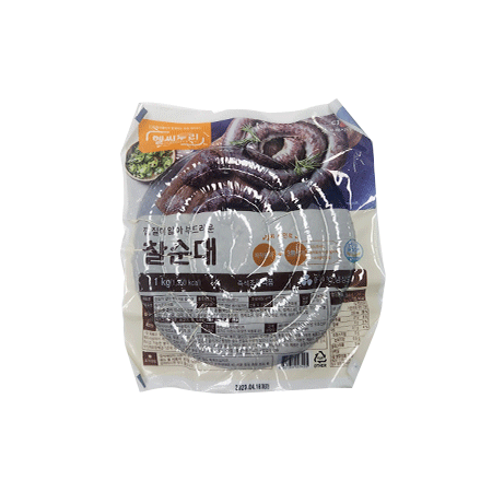 ★신상품특가★ 부드러운 찰순대(3無_통 1Kg/EA)