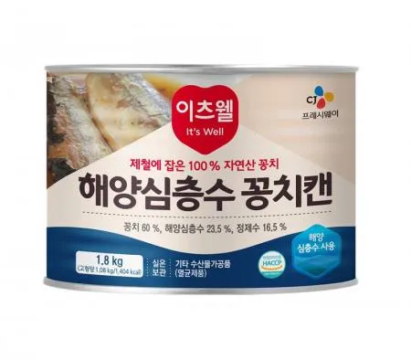 이츠웰 해양심층수꽁치캔(1.8Kg/EA)