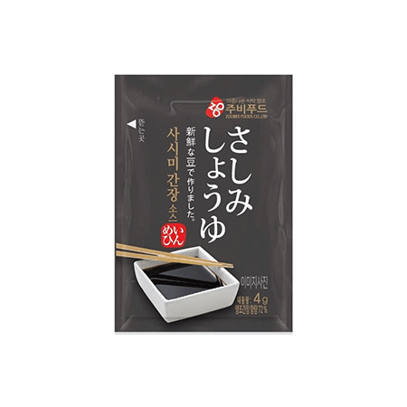 주비푸드 사시미간장소스(NEW_4g*250EA 1Kg/EA)