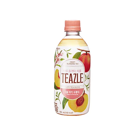 웅진식품 티즐(피치우롱티_PET_500ml 500g/EA)