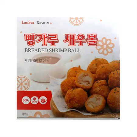 랜시푸드 빵가루새우볼(20g*25개입 500g/EA) [원산지: 상세설명참조]