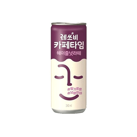 레쓰비 카페타임(240ml_캔_헤이즐넛라떼 240g/EA)