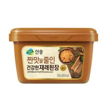 신송식품 재래 된장(짠맛을줄인건강한 500g/EA) [원산지: 상세설명참조]