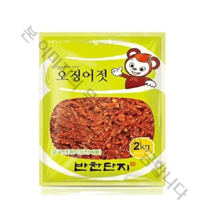 반찬단지 오징어젓(2Kg/EA)  업소용 반찬