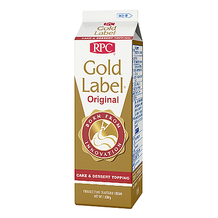 RPC휩토핑골드라벨 휘핑크림(식물성 1.03Kg/EA)