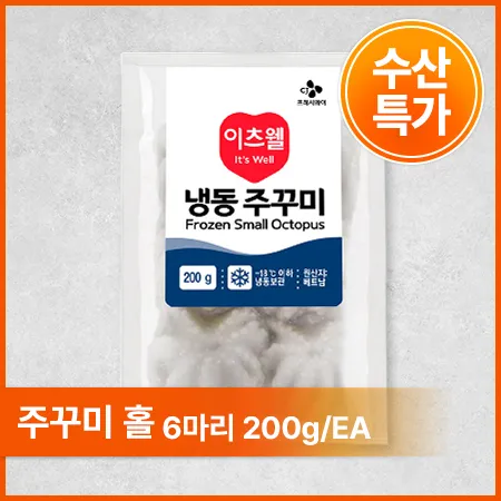 이츠웰 쭈꾸미(홀_6미 200g/EA)/베트남산