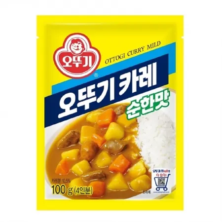 오뚜기 카레(순한맛 100g/EA) 커리 [원산지: 상세설명참조]