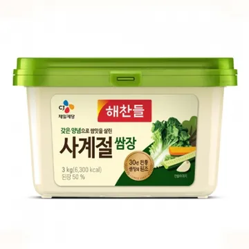 해찬들 사계절 쌈장(3Kg/EA) [원산지: 상세설명참조]