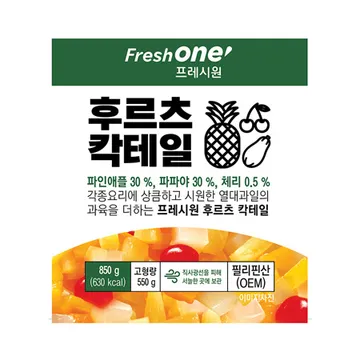프레시원 후르츠칵테일(원터치NEW 850g/EA)