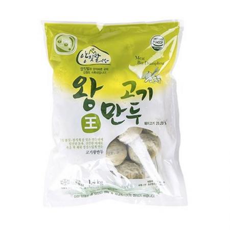 아하식품 고기 왕만두(70g*20입 1.4Kg/EA) 고기만두