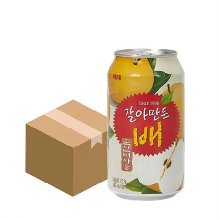 해태음료 갈아만든배(캔_340ml 340g/EA)x24 [원산지: 상세설명참조]