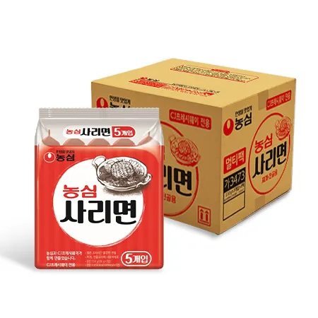★초특가★농심 라면 사리면 멀티팩 1박스(110g x 40개입)