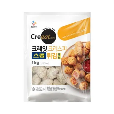 ★제당 초특가★ 크레잇 크리스피스팸튀김(NEW_130±10개입 1Kg/EA)