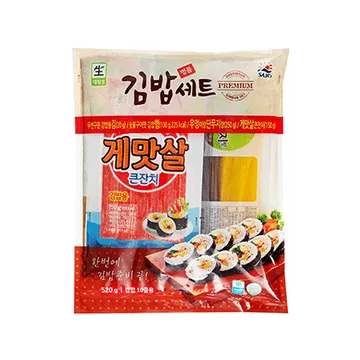 사조대림 김밥재료세트(만들기SET_10줄_5종 520g/EA)