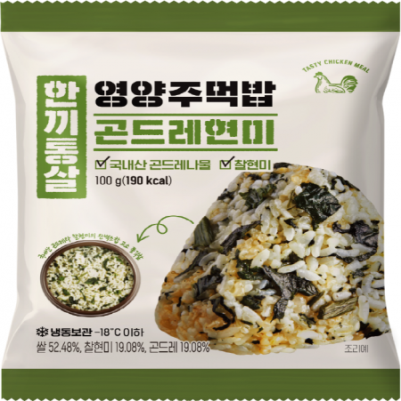 한끼통살 영양주먹밥(곤드레현미 100g/EA)