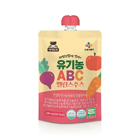 유기농ABC밸런스주스(100ml 100g/EA)