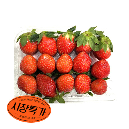 ★매일시장특가★ 딸기 (한정물량 20~25입 500g/EA) 데코용 딸기 베이커리 과일 겨울과일 초특가 카페 생과