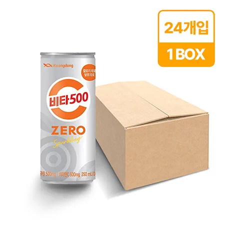 광동제약 비타500(ZERO_스파클링_250ml*24EA/BOX)