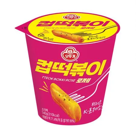 오뚜기 컵떡볶이(로제 140g/EA)