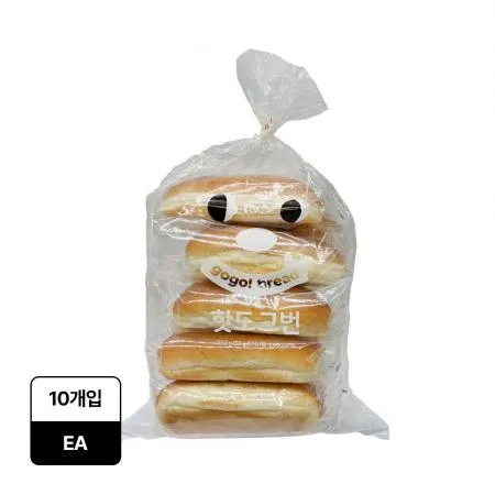 ★베이커리특가★ 핫도그빵(슬라이스(55g*10입) 550g/EA) 핫도그번