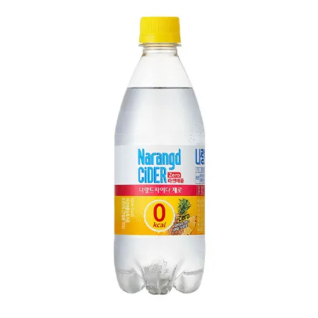 나랑드 사이다제로(500ml_PET_파인애플 500g/EA)