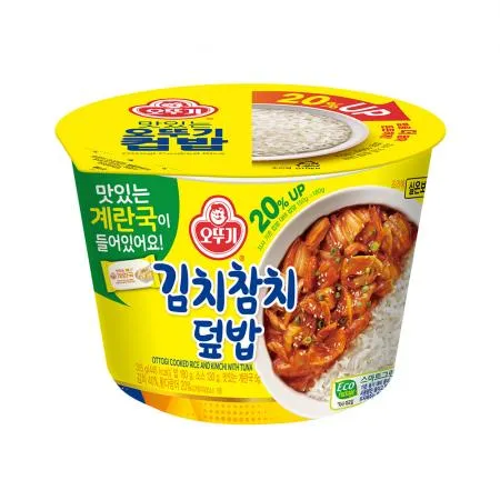 오뚜기 컵밥(김치참치덮밥_즉석국 315g/EA)