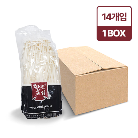 팽이버섯(상품 한송이_360g*14개입 5Kg/BOX)/국내산