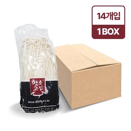 팽이버섯(상품 한송이_360g*14개입 5Kg/BOX)/국내산
