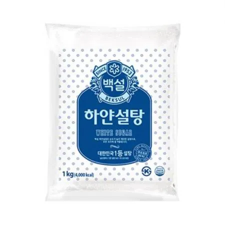 백설 하얀설탕(1Kg/EA)
