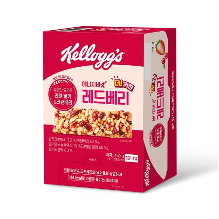농심켈로그 레드베리에너지바(35g*12개입 420g/EA)