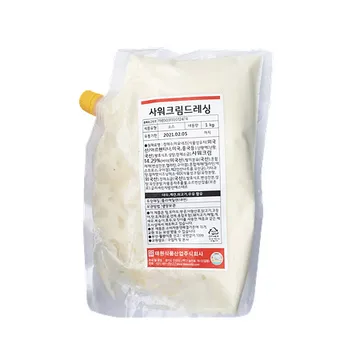 태원식품 사워크림드레싱(1Kg/EA) 소스 [원산지: 상세설명참조]