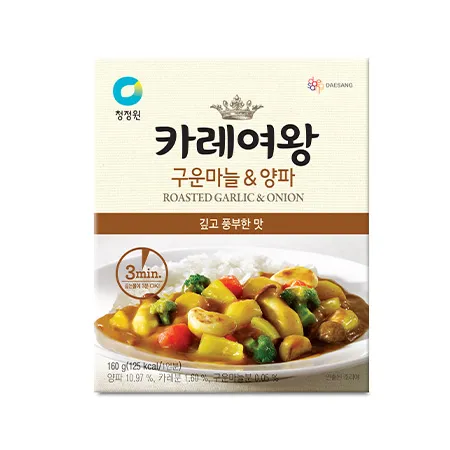 청정원 카레여왕(구운마늘&양파 160g/EA)