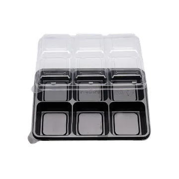 일회용기뚜껑(직사각_6칸_195*135_100입 EA)