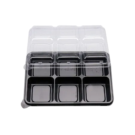 일회용기뚜껑(직사각_6칸_195*135_100입 EA)