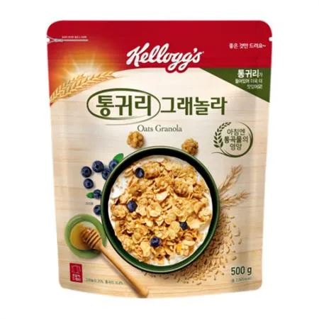켈로그 통귀리그래놀라(시리얼 500g/EA) 이미지