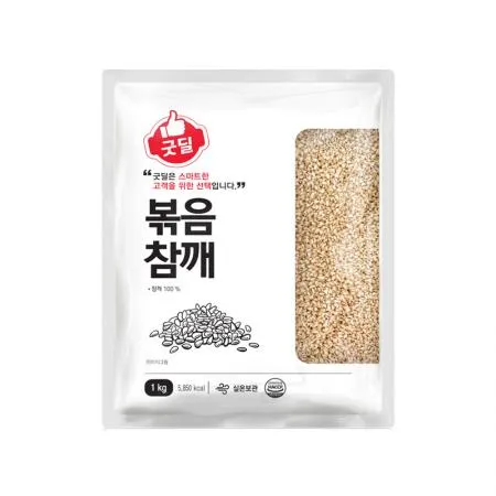 굿딜 볶음참깨 (1kg/EA) 통깨