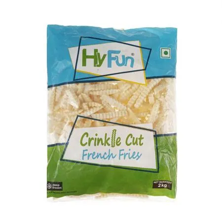 HYFUN 냉동감자(크링클컷 2Kg/EA) 감자튀김 물결감자 주름감자