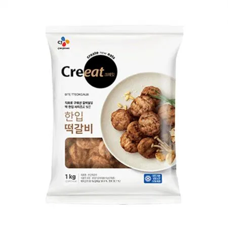 ★제당 초특가★크레잇 한입떡갈비(New 1Kg/EA) 산적 너비아니