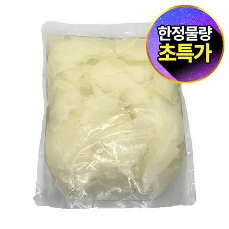 ★초특가★ 프레시플러스 냉면김치(흰색_무우_55% 2.8Kg/EA) 냉면용 무우 절임무 고명