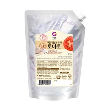 청정원 구운마늘과양파토마토스파게티소스(2Kg/EA)